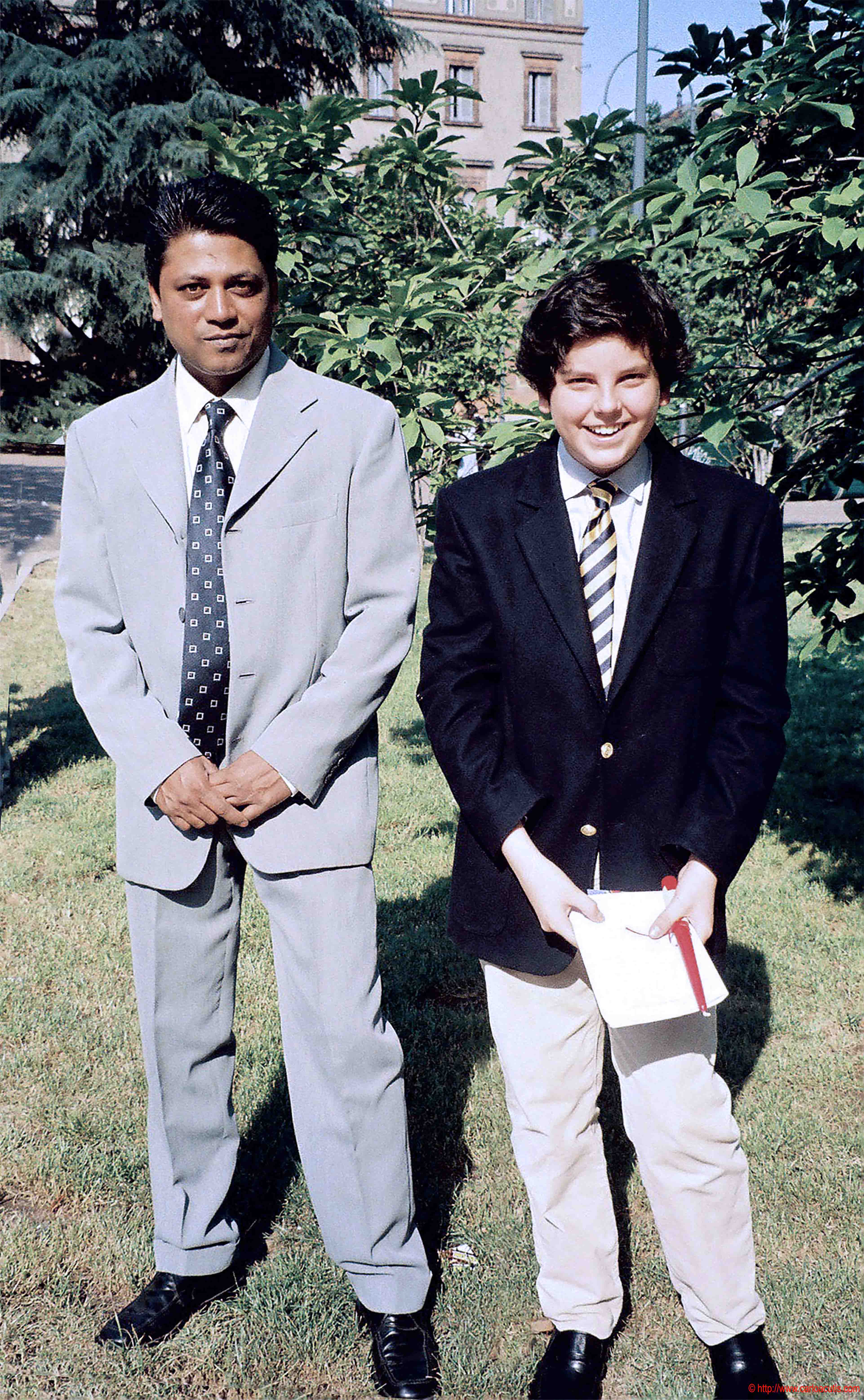 Carlo Acutis con Rajesh Mohur