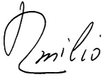 Emilio firma